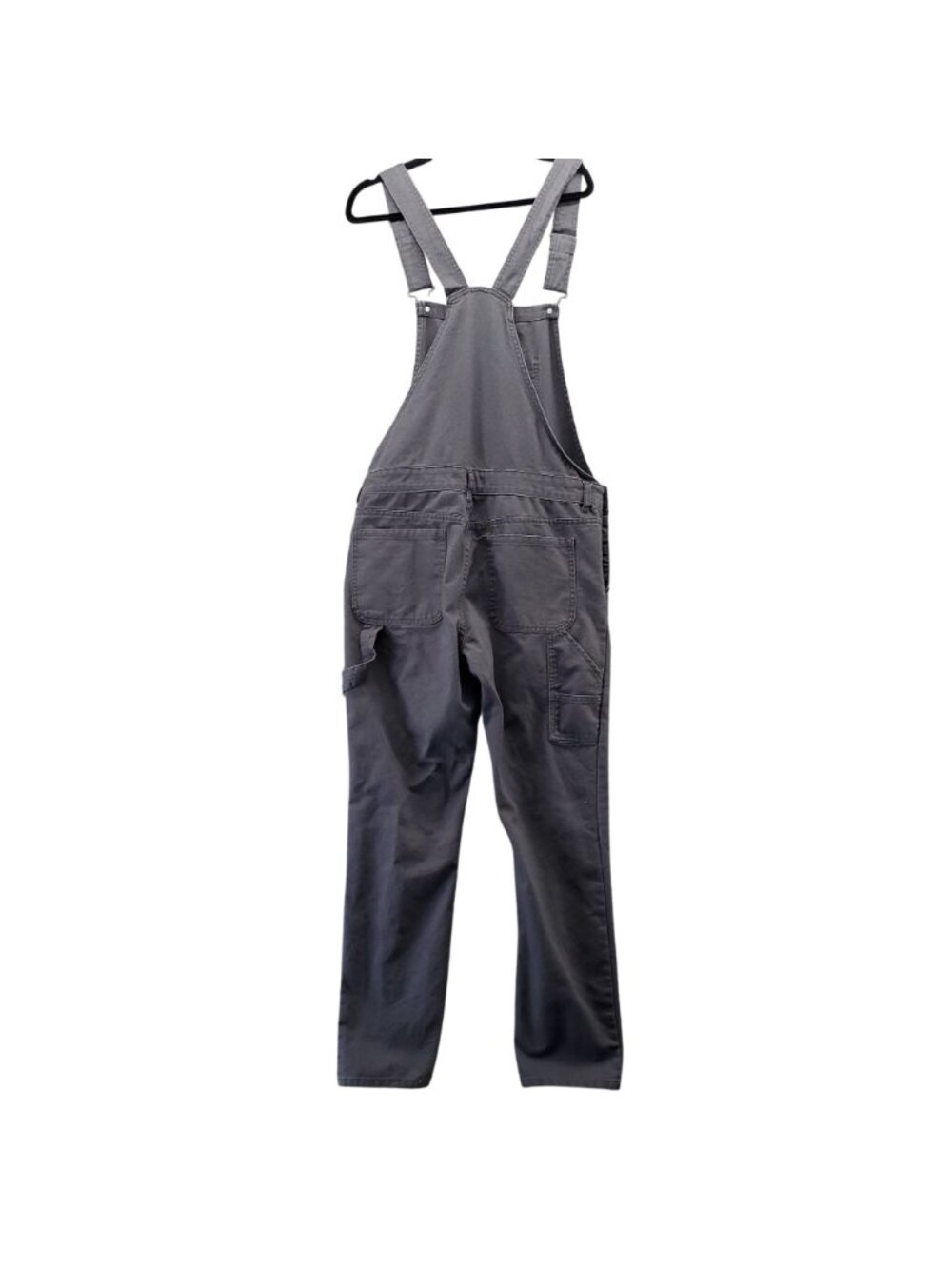 Forever 21 Overalls Womens Large Gray Casual Cotton Adjustable Straps - Picture 9 of 10